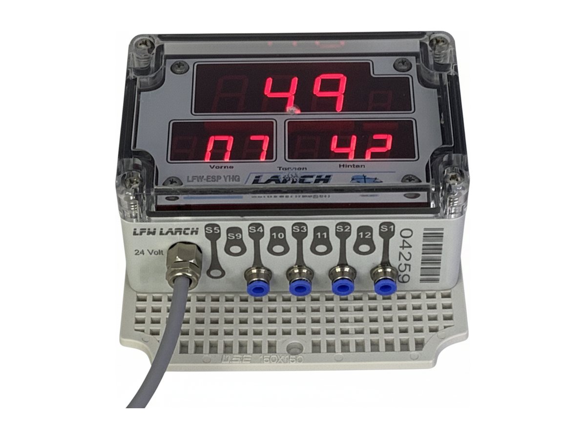 LFW-ESP-20 Messgerät mit Anschlüssen